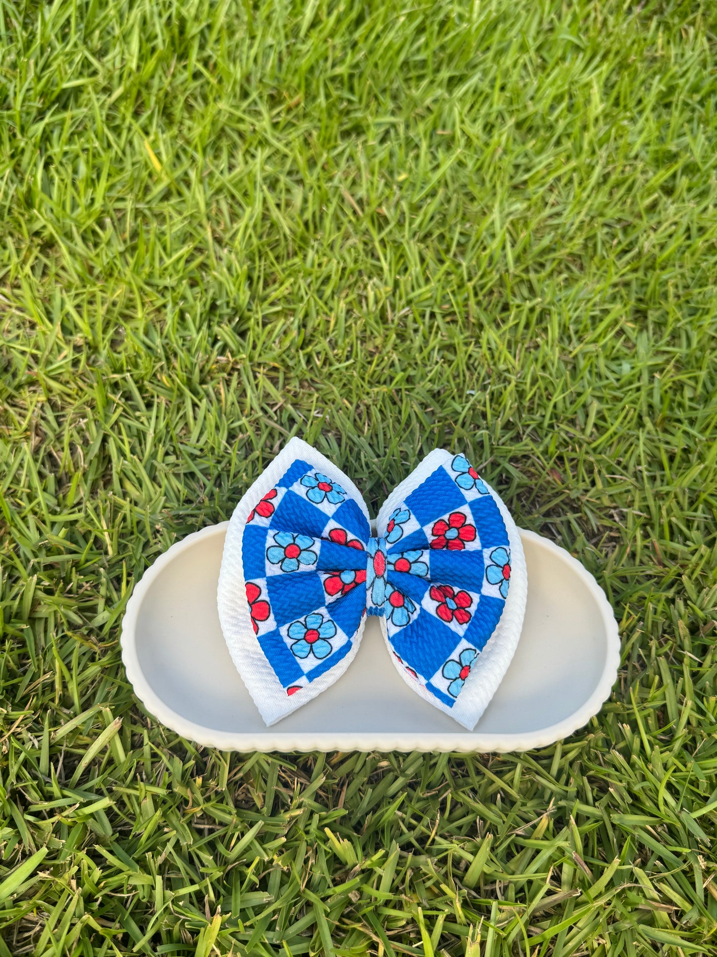 Red & Blue Floral - Double Stack