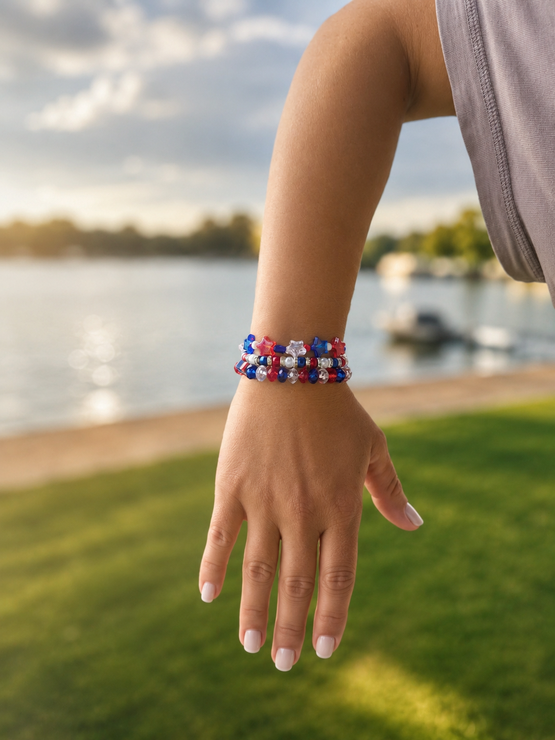 Red, White, & Shine Stack