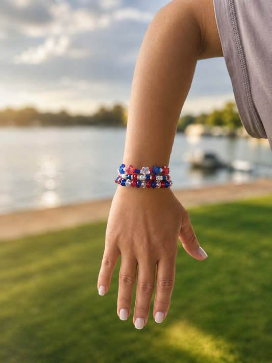 Red, White, & Shine Stack