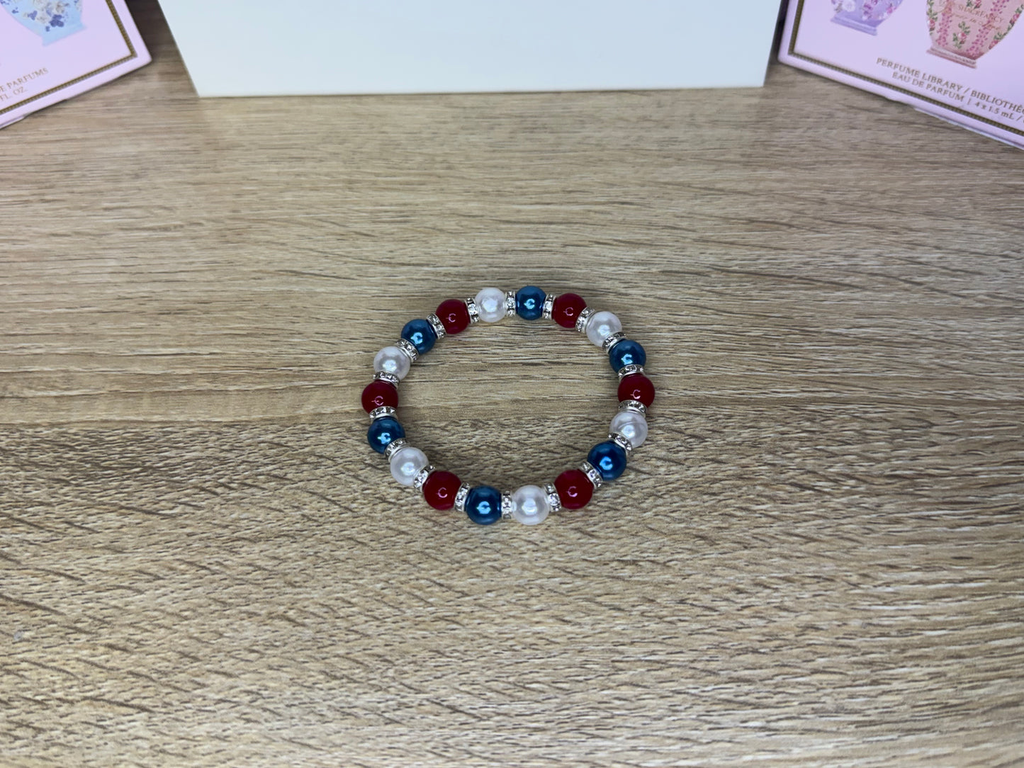 RWB Pearls - Silver 8mm