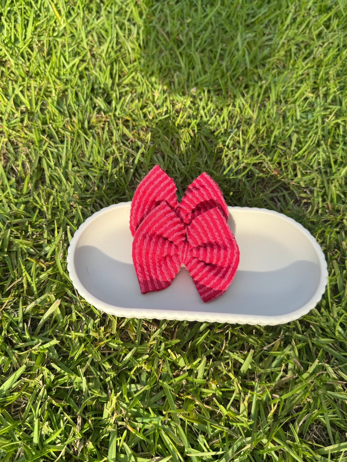 Red Ribbed - Single or Piggies