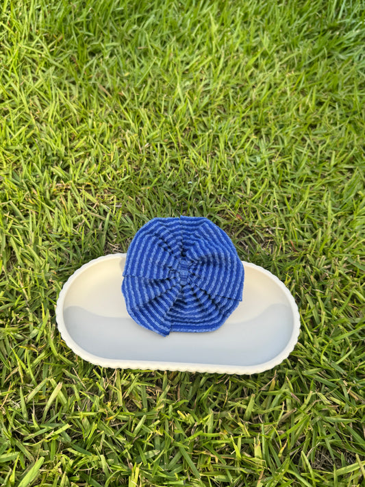 Blue Ribbed - Messy