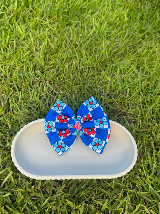Red & Blue Floral