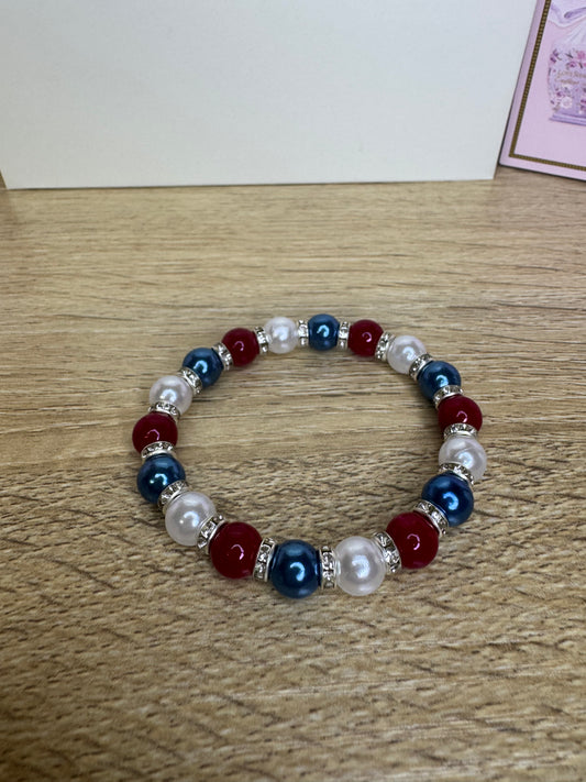 RWB Pearls - Silver 8mm